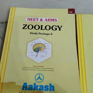 Zoology Aakash Material For Neet Aims (Pack Of 2)