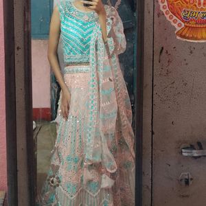 Heavy Lengha Set With Dupatta