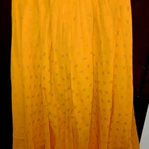 Beautiful Mustard Lehenga Choli With Dupatta