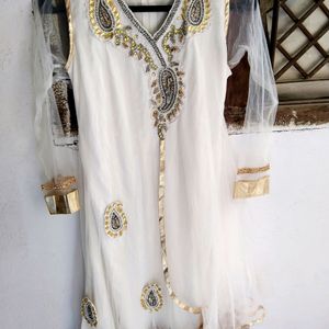 White Frock Suit