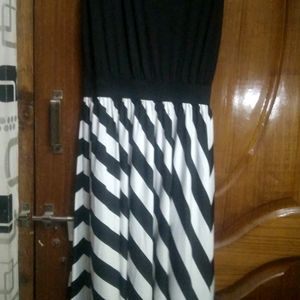 Black And White Gown