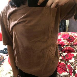 Brown Oversized Tshirt