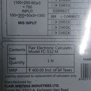 Flair Electronic Calculate