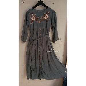 Embroidery Frock Style Co-ord Set