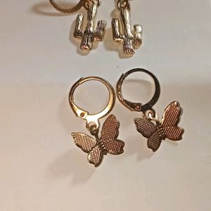 GOLDEN CUTE EAR-RINGS