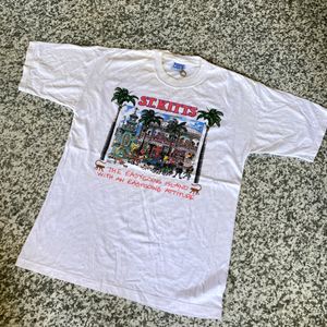 St.Kitts 90s Print Vintage Unisex Tee