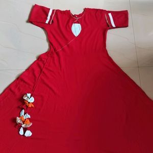 Red Anarkali Suit