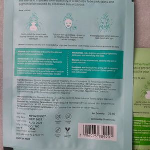 Popxo Sheet Mask Pack Of 2