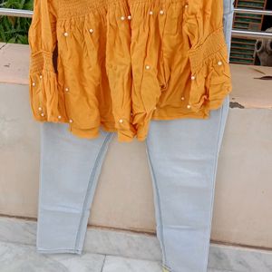 Combo Jeans With Top