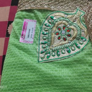 Pista Green Color Saree....