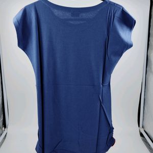 Colour Block Tshirt(Navy Blue)