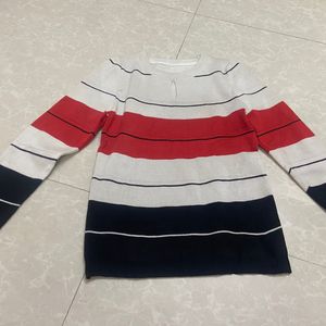 Stripes Woolen Tshirt & Sweatshirt.