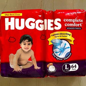 Huggies Pants Diaper 64 Counts Large (L) Size