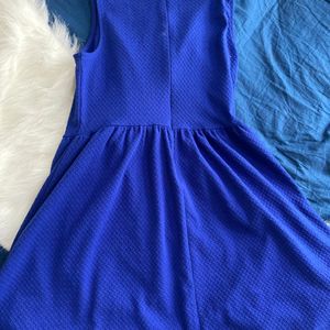 FOREVER 21 BLUE DRESS Size M Bust 30-32 Inches