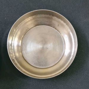 Antique German Silver Round Box with a Lid