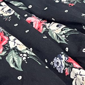 Cute Floral Print H&M Skirt