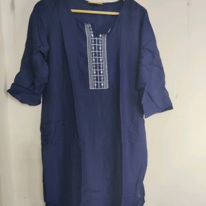 Navy Blue Kurta