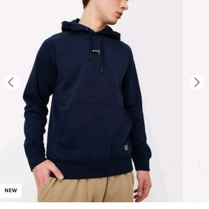 Men's Solid Hooded Sweatshirt