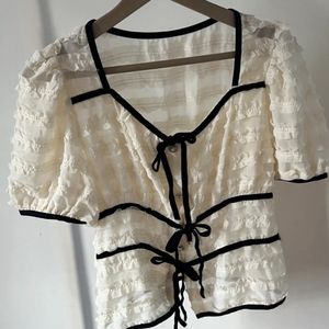 *Sale* Pinterest Korean Bow Top