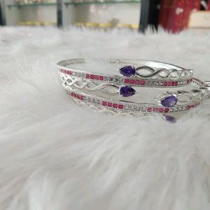 Pure Silver Bangles For Womens