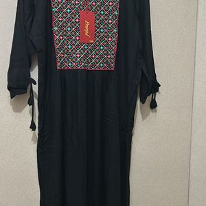 Women A-line Kurta With Beautiful Handwork