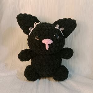 Black Kitten Plushie