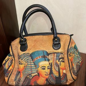 Egyptian Print Handbag