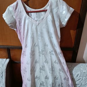 Stitched Kurti Pink