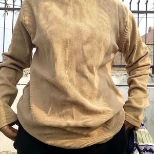 Korean Brown Sweatshirt Top