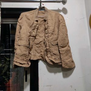 A Nude Brown Color Jacket