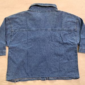 Embroided Denim Shirt