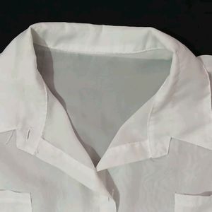 White Georgette Shirt