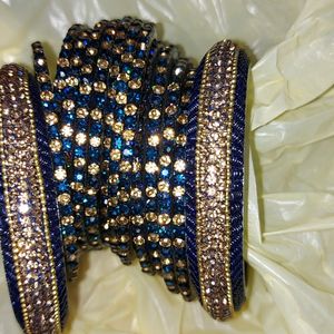 Navy Blue Bangles