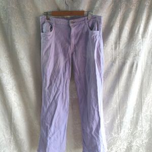 Lavender Wide Jeans