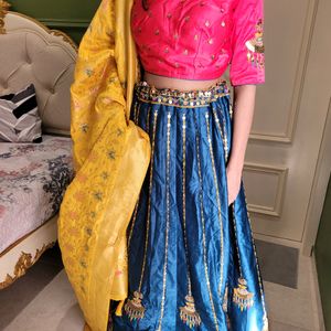 Lehenga Choli. Excellent Condition.Blouse Adjustab