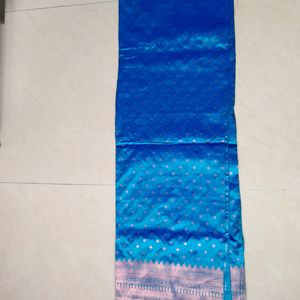 Blue Saree With Blouse