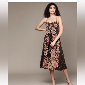 LABEL RITU KUMARFloral Print Strappy A-line Dress