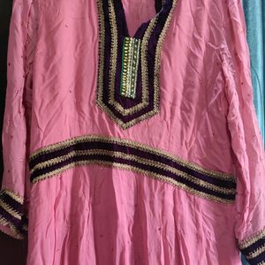 2 Times Used Full Gher Anarkali Kurti