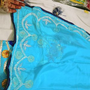 Rajasthani Gota Work Saree