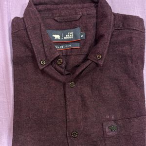 The Bear House Maroon Shirt