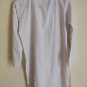 Short White Kurti For Girls..