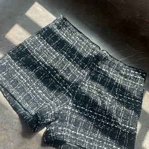 Tweed Black Shorts