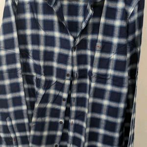 Peter England Checkerd Shirt