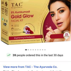 TAC The Ayurveda Co Glod Glow Facial Kit