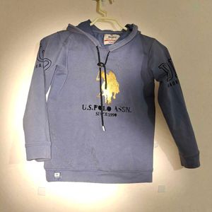 Dark Blue Comfortable Hoodie