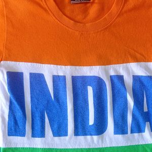 Set Of 2 Tri Colour Tshirt For Kids