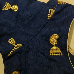 Tussar Silk Stitched Blouse