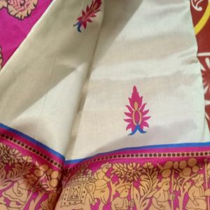 New Silk Saree With Blouse