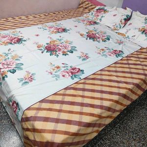 Pure Cotton Bedsheet 90*108