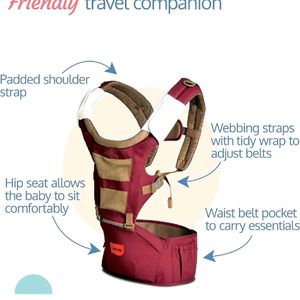 Luvlap Baby Carrier With Hip Seat